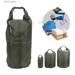 Altra organizzazione di archiviazione domestica Borse da viaggio da viaggio all'aperto Borsa da viaggio impermeabile portatile 8L 40L 70L Borsa a sacco asciutto per canottaggio Kayak Canoa Galleggiante Y2