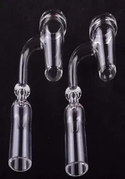 Domeless Dab Rig Quartz Banger Conical Quarts Banger Nail Male Female 10 14 mm 18mm fog för Bong Oil Rings4360647