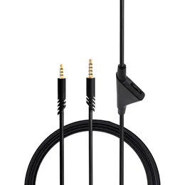 3,5-mm-Klinken-Kopfhörer-Ersatzkabel für Astro A10 A40 A30 Audio-AUX-Spiel-Headset-Kopfhörer-Fernbedienungskabel Sprachlautstärkeregler