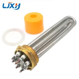 LJXH 201SS 220 V/380 V Tubuläre elektrische Heizungen Element Thermostat für den Solarzwassertank DN50 (58 mm/2 Zoll) Kupfergewinde