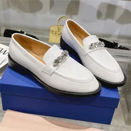 Casual Shoes 2024 Spring Autumn Flats Fashion Round Toe Women Concise Genuine Leather Sapato Feminino Size 35-40