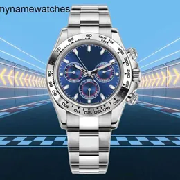 Role Watch szwajcarskie zegarki luksusowy Rolasx Dayton mechaniczny 4130 ruch stal nierdzewna 40 mm det day Mens Day Tona Sapphire Glass Sky Blue Solding Bugain