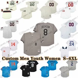 Camisa de beisebol personalizada S-6XL de retrocesso White Sox 14 Paul Konerko 2 Nellie Fox 11 Luis Aparicio 23 Robin Ventura 56 Mark Buehrle 19 Greg Luzinski 14 Bill Melton Wood