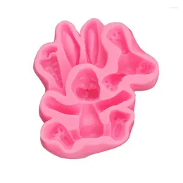Party Favor 1PC Easter Silicone Cake Diy Color Qifeng Shape And Festival Baking Tools Packaging Supplies Holiday Gifts