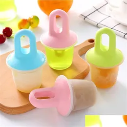 Narzędzia do lodów 1pc Mod Creative DIY Producent Popsicle Boxy Forms Ręcznie robione lody wielokrotnego użytku Kije mody