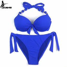 Eonar Women Bikini Offerta di costumi da bagno combinati spingo up set bikini su costumi da bagno brasiliani più dimensioni femminile xxl