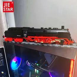 59004 ideias trem a vapor ferroviário expresso tijolos modulares modelo técnico blocos de construção brinquedos presentes