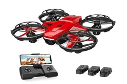 Kutsal Taş HS420 Mini Drone HD FPV Kameralı Çocuklar İçin Yetişkinler Yeni Başlayanlar Cep RC Quadcopter 3 Piller Başarmak için Toss 2203214127469