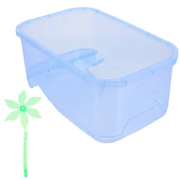 Terrari Mini animali in plastica Custodia per acquario per tartarughe Accessori per incubatrice per allevamento di rettili