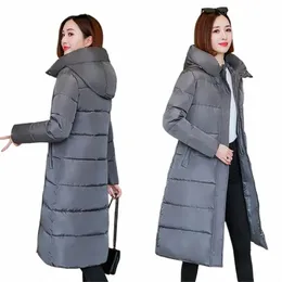 شتاء مقنع LG Parkas Coats النساء غير الرسمي الكثيف كبير الحجم 4XL Chaquetas الثلج ارتداء السترات كوت مبطنة دافئة رقيقة abrigo l03g#