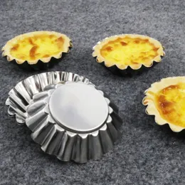 2024 Stainless Steel Cake Moulds Tart Steamed Rice Pudding Jelly Baking Tools Cake Moulds for Baking