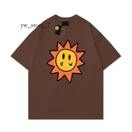 Drawdrew T Shirt Men Designer T Shirt Smiley Sun Playing Cards Tee Drawdrew T Shirt Graphic Printing Drew Tshirt Summer Trend Short Sleeve Casual Shirts Top 3845