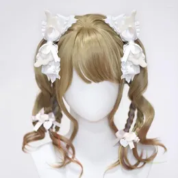Party Supplies Kawaii Handgjorda Bow Hairclip Anime Lolita Hairpin Cosplay Headbonad JK Uniform Hair Accessory Xmas Gifts