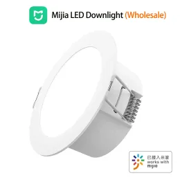 Control Smart LED Downlight BluetoothCompatible Mesh Ses Uzaktan Kumanda Mi Home App ile Renk Sıcaklığı Işığı İşini Ayarlayın