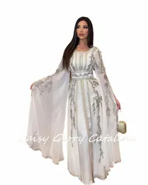 arabia Appliques Formal Evening Dres Prom Dres Gala Lg Sleeves Square Neckline Frt Split Tassels New Party Gown 2024 Q6Pc#