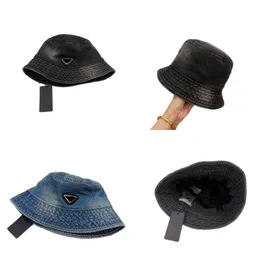 Eleganter Designer-Eimerhut für Herren, Sonnenschutz, adumbral, Modeaccessoires, Sommerhut, luxuriös, ikonisches Dreieck, Metall, breite Krempe, Passform, Denim, GA0134 C4