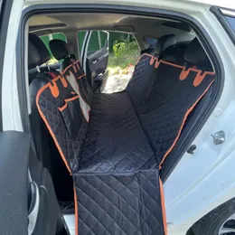 Dog Carrier Car Backseat Cover Waterproof Dirtproof Comfortable Durable Pet Hammock For Cars Trucks