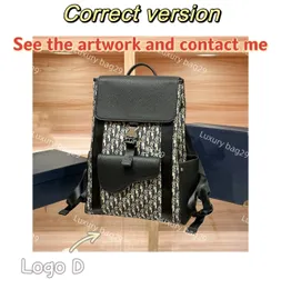 New backpack with large capacity backpack travel bag men's and women's canvas computer bag casual fashion men's schoolbag