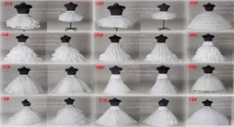 10 styl tani linia biała suknia balowa syrena ślub PROM PETTICOATS Underskirt Crinoline Wedding Akcesoria ślubne ślub 6682186