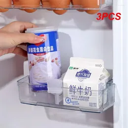 Küche Aufbewahrung 3pcs Kühlschrank -Partitionscheibe einverrückte Plastik -Trennschilze -Flasche Dose Regal Organizer