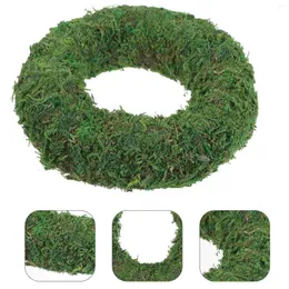 Flores decorativas simuladas Moss Garland Janela de casamento Os suprimentos de festas de festas estofados