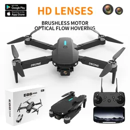 E88 Pro Drone 4k Profesional HD 4k Rc Aereo Doppia fotocamera Testa grandangolare Quadcopter remoto Aereo giocattolo Elicottero