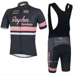 Rapha Team Summer Mountain Rapha Cycle Man Short-Sleeved Cycling Jersey Jersey Kit Breseable Quick Dry Men Riding Shirts Bib/Shonts Set Rapha Cycle 233