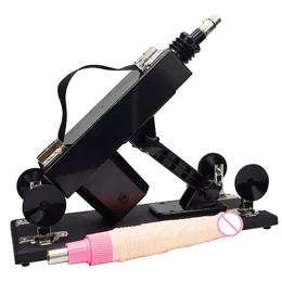 Máquina de arma feminina simulada dispositivo de masturbação de pênis falso super grande arma totalmente automática produtos de apelo sexual