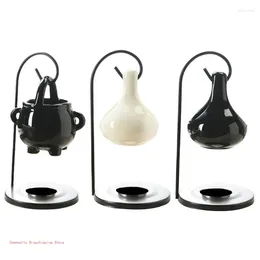 Candle Holders Essential Oil Burners Melt Furnace Tealight Holder Ceramic Scented Diffuser Yoga Home Bedroom Decoration