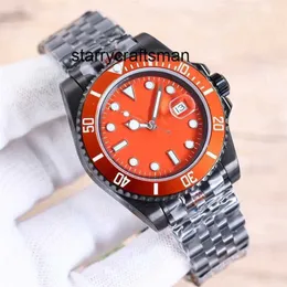 Luksusowy zegarek RLX Clean Designer Black Mechanical Watch Automatyczne 40 mm Sapphire Luminous Business Kobiety na rękę 904L Stal nierdzewna Montre de Luxe