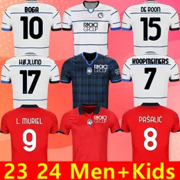 FC Soccer Atalanta Jerseys LOOKMAN 23 24 MURIEL ILICIC DE ROON DUVAN ATA BC Bergamasca maglia da calcio Men kids kit Football Shirts Uniforms