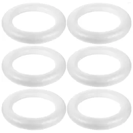 Dekorativa blommor 6 PCS Garlandramar Ramar Diy Foam Model levererar Festival Party Foams Blank Design Circle Circles For Crafts Oavslutade