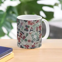 Tassen Mahjong Fliesen Kaffeetasse Anpassbare Tassen Ästhetik