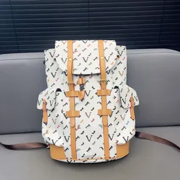 Projektant plecak Christopher Rucksack Man ramię klasyczne litera komputerowa torebka Patchwork szkolna szkolna Podróżowanie