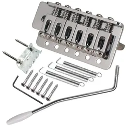 6 cordas ponte de guitarra sela arremate para guitarra elétrica strat sq st tremolo ponte acessórios de guitarra padrão