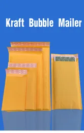 50pllot Kraft Bubble Mailer Poly z workami z bąbelkami torby pocztowe wyściełane koperty opakowanie 9858415