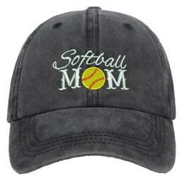 Bisiklet Kapakları Maskeler Maske Beyzbol Mom Cap Softball Futbol Anne Şapkaları Ayarlanabilir Kamyon Şapkanı Şapkalar Spor