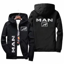 2022 Brand Autumn Winter Hoodie Men's Truck MAN Car Brand Logo Print Men's Zip Coat Men's Hoodie and Sweatshirt Casual Jacket U5V1#