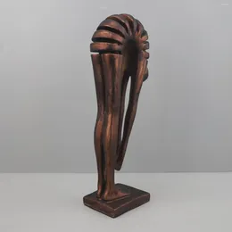 Dekorative Figuren, abstrakte Tischkunst, Dekor, minimalistisches Ornament, Kunstharz, Heimbüro, Schreibtisch, Statue für Wohnzimmer, Arbeitszimmer, Studio