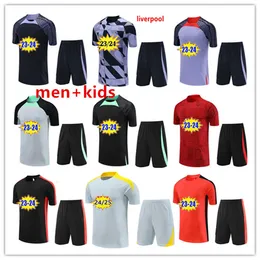 2023 2024 2025 Football Tracksuit Trikots Kit 23 24 Männer Kids Shorts Sleeves Training Anzug Fußball -Trails Überladung Überladung Fuß Chandal Futbol Sportswear