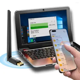 Bluetooth-kompatibel 5.4 Adapter trådlös dongle-drivrutin gratis 150 m för PC-mustangentbord