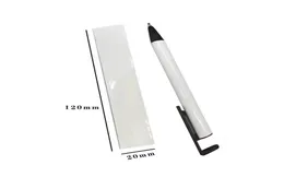 12x2 см термоусадочная упаковка для сублимационной ручки, упаковочные пакеты, термоусадочная пленка для шариковой ручки, пластиковая термопленка8472436