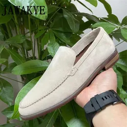 Casual Shoes JAWAKYE 2024 Flat Loafers Cow Suede Women Summer Slip On For Causal Flats Walking Out Mules Dress Mujer