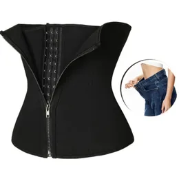 Korsett midjetränare dubbelpressande cincher underbust korsett kropp shaper formewear korsett bantningsbälte shaper zippered bälte 240313