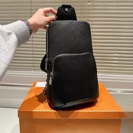 Качественная дизайнерская сумка мужская Avenue Sling Bag Мужская дизайнерская кожаная сумка через плечо Мужская сумка через плечо Сумка Hobos Message Сумка на пояс