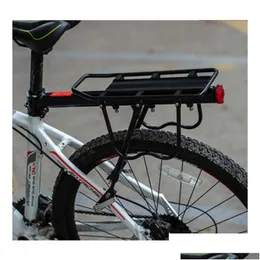 Componentes de guidão de bicicleta Componentes de bicicleta Lage Cargo Rack traseiro de liga de alumínio Bolsas de prateleira Suporte de suporte com ferramentas de montagem Drop entrega Dhflq