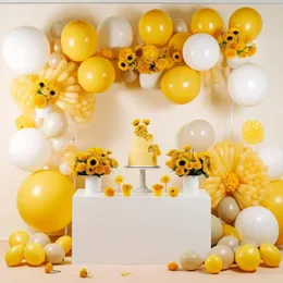 Party -Dekoration 153pcs Set 32,8ft Gold Aluminiumfolie für Geburtstagsströmen Dekorationen Latexballon Hängende Wirbel