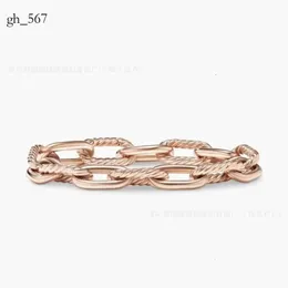 DY DESGINER DAVID YURMA SMEEDDRY TOPA KVALITETS Armband Enkelt och elegant Populärt Woven Twisted Rope Fashion Ring David Armband Mode David 475