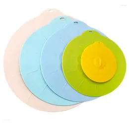 Placas varejo 5 pçs/set casa reutilizável grau silicone tigela selo tampa resistente ao calor pote capa fresco-mantendo gadget cozinha acce