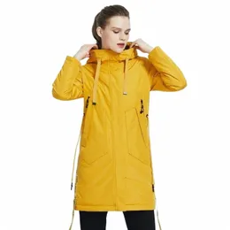 Icebear 2023 Giacca da donna autunnale Cappotto femminile con cappuccio Abbigliamento casual di qualità Parka Abbigliamento di marca GWC20035I X3Lm #